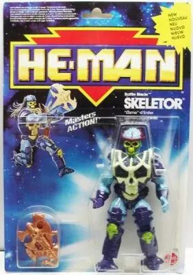 Figurine MOTU Skeletor - New Adventures Of He-Man - Mattel - Version Europe - NEUVE