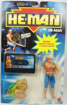 MOTU New Adventures of He-Man - He-Man + cassette audio carte Europe