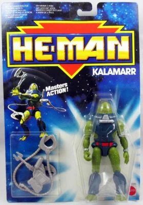 MOTU New Adventures of He-Man - Slush Head / Kalamarr (Europe card)