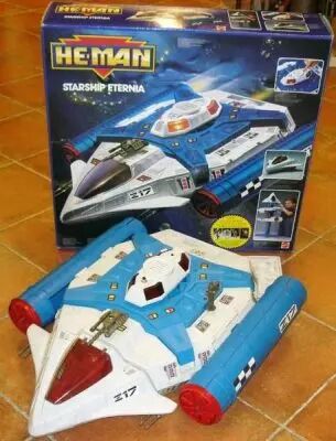 MOTU New Adventures of He-Man - Starship Eternia (loose with box)