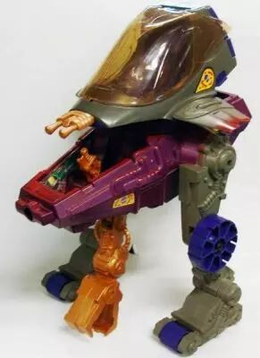 MOTU New Adventures of He-Man - Terroclaw & Shuttle Pod (loose with box)