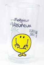 Mr. Men & Little Miss - Amora Mustard glass - Mr. Happy & Miss Naughty