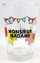 Mr. Men & Little Miss - Amora Mustard glass - Mr. Happy & Miss Princess