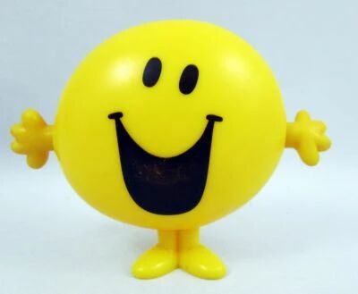 Mr. Men & Little Miss - McDonald\'s Plastic Figure - Mr. Happy