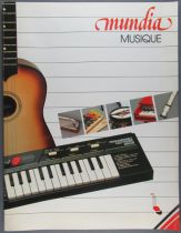 Mundia Music Catalog A4 12 Color Pages Guitares Drum Synthe