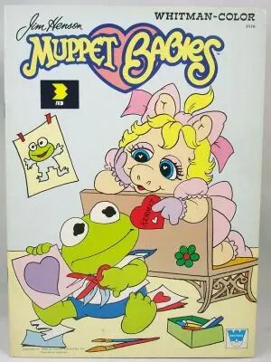Muppet Babies - Album � colorier Whitman (Kermit & Piggy)