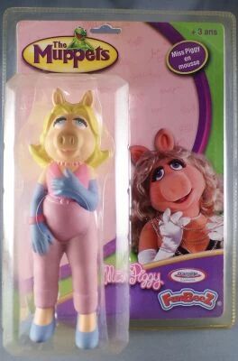 Muppet Show - FunBeeZ - Miss Piggy Foam Figure 8inch - Mint on Card