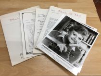 Murder, She Wrote - Press Kit include 2 B&W photos and Productions notes