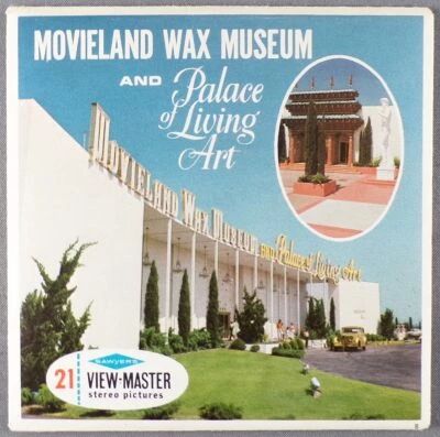 Mus�e de Cire Movieland & Palace de l\'Art Vivant - Pochette 3 Disques Sawyer\'s View-Master 3D R�f. A 234