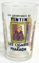 Mustard glass Amora Tintin Cigars of the Pharaoh