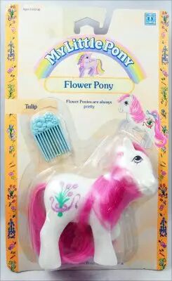 My Little Pony Posey – Tulipe – 1985 – Neuf – Hasbro Hong Kong