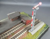 N Scale Passengers Station & Coal Depot Diorama Scene 55,5 x 13,6cm