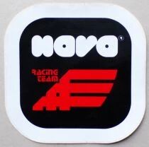 Nava Racing Team Helmet - Motoccycle - Vintage Sticker 22,7x22,7cm 8.93x8.93\'\'