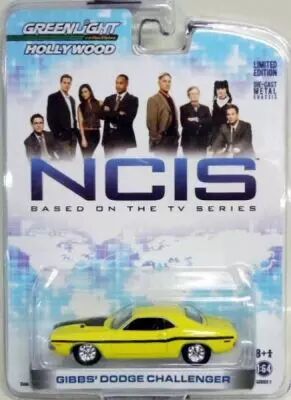NCIS : Enqu�tes Sp�ciales - Gibb\'s Dodge Challlenger (m�tal 1:64�me) Greenlight Hollywood