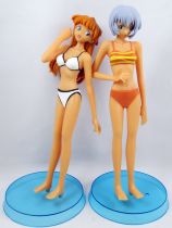 Neon Genesis Evangelion - Rei & Asuka in swimming suit - Figurines vinyl 25cm (loose)