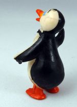 Nestor le pingouin - Figurine PVC Brabo - Nestor bras levé