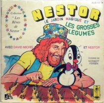 Nestor the pinguin , Merchandising Mini Lp and book, Nestor and the big vegetables