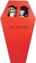 Nightmare Before Christmas - Diamond - Santa Jack & Sally in coffin 16\" figures