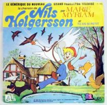 Nils Holgersson - Record 45s - New TV serie\'s soundtrack - Ades Records 1982