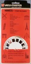 N&icirc;mes Pont du Gard France - Memory Series - 1 x View-Master Disc Open Card Ref. BC 207-4