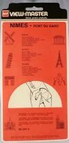 N&icirc;mes Pont du Gard France - S&eacute;rie Souvenir - 1 Disque View-Master 3D Neuf Blister R&eacute;f. BC 207-4