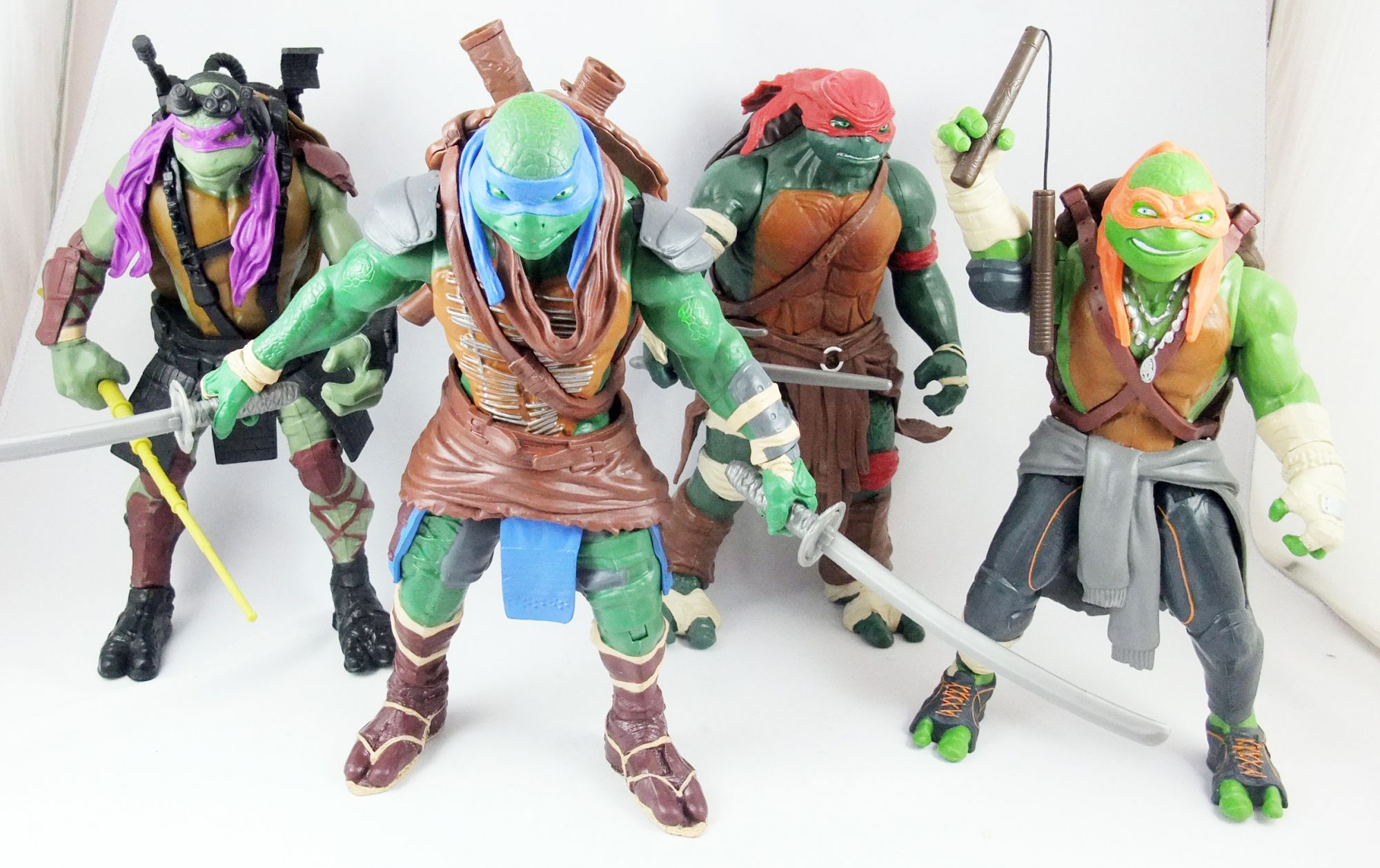 Ninja Turtles (2014 Movie) - Set of 4 11 Action-figures : Leo, Mikey,  Raph, Donnie