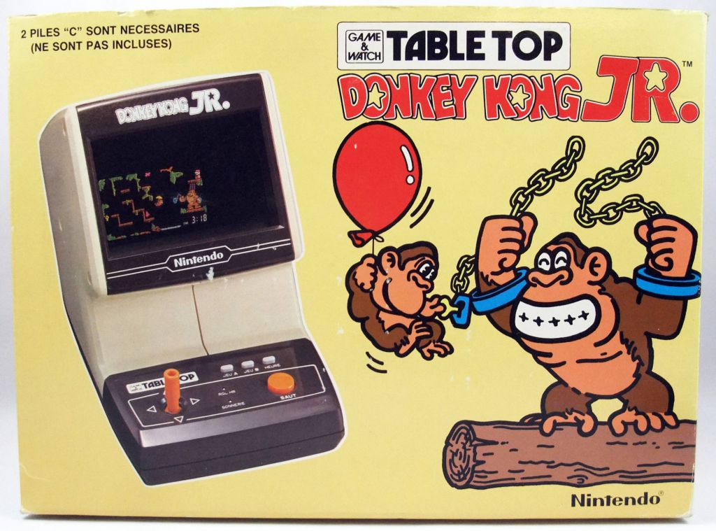 Harde ring Seraph meloen Nintendo - Table Top Game & Watch - Donkey Kong Jr. (mint in french box  CJ-71)