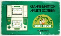 Nintendo Game & Watch - Multi Screen - Green House (loose with box)