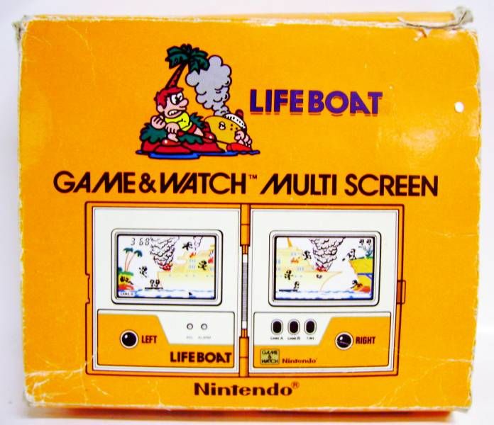 matematiker Cosmic Sprængstoffer Nintendo Game & Watch - Multi Screen - Life Boat (Loose with Box)