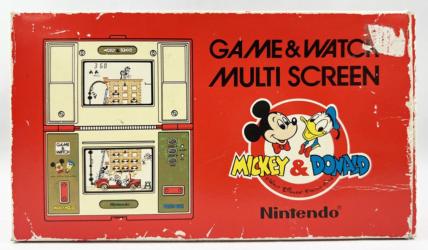 Antigo Mini Game & Watch Nintendo do Mickey & Donald de