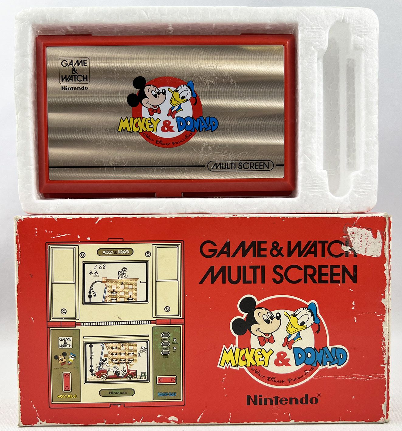 Antigo Mini Game & Watch Nintendo do Mickey & Donald de