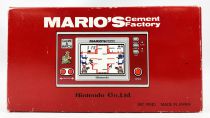 Nintendo Game & Watch - Wide Screen - Mario\'s Cement Factory (ML-102)