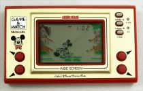 Nintendo Game & Watch - Wide Screen - Mickey Mouse (MC-25) loose with J.i21 box