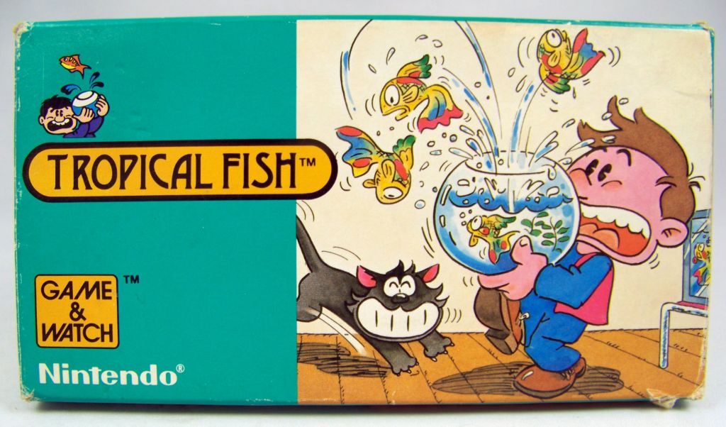 Nintendo Game & Watch - Wide Screen - Tropical Fish (loose with box)
