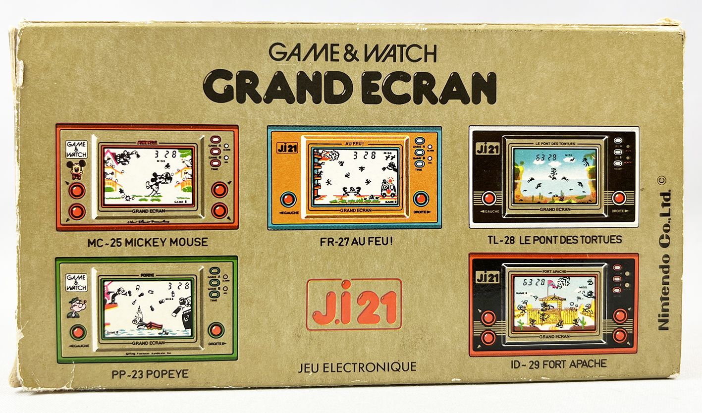 Nintendo Game & Watch (J.i21) - Wide Screen - Octopus (OC-22