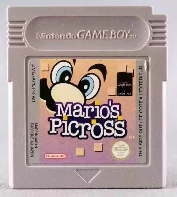 Nintendo Game Boy - Cartouche Mario\'s Picross DMG-APCP-FAH