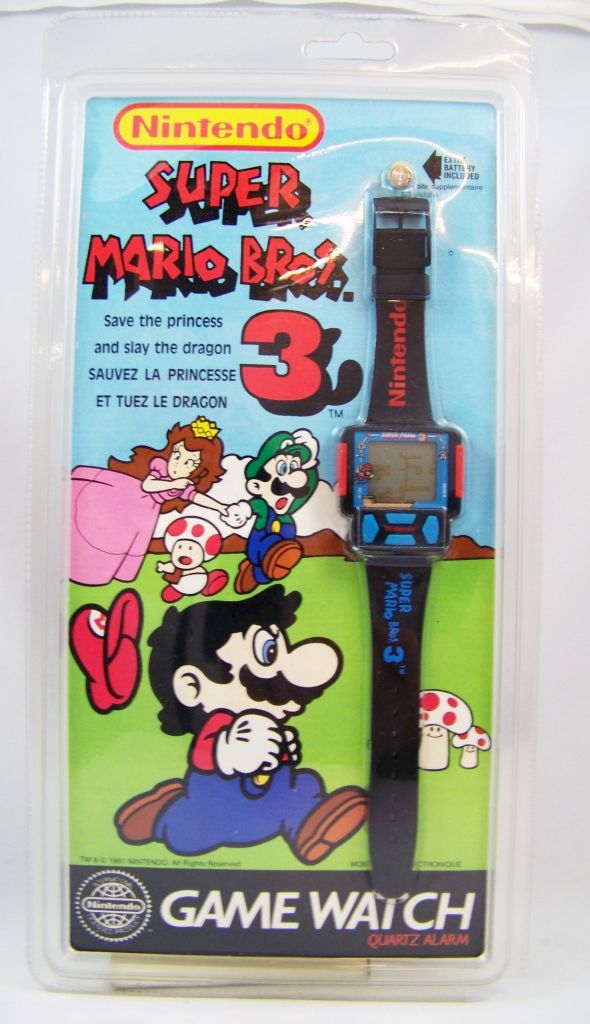 Nintendo Game Watch - Digital Watch - Super Mario Bros. 3 (mint on