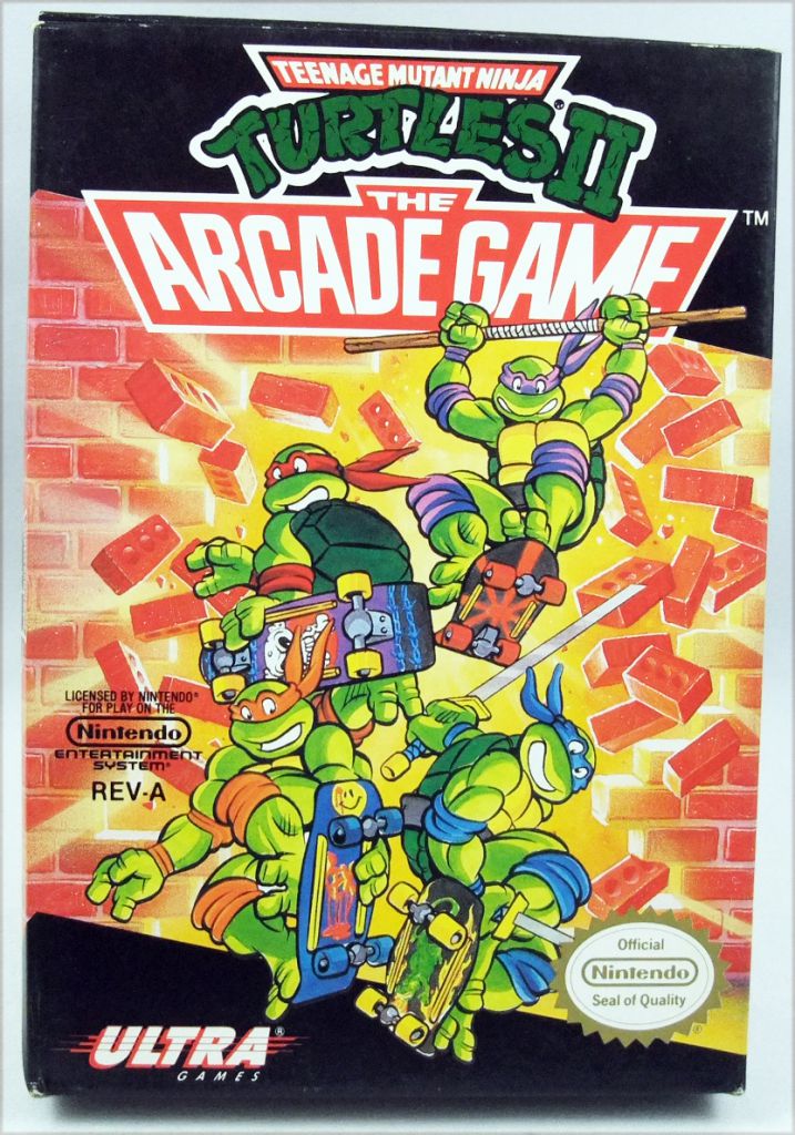 Nintendo Nes Teenage Mutant Ninja Turtles Ii The Arcade Game Ultra Games Us Version