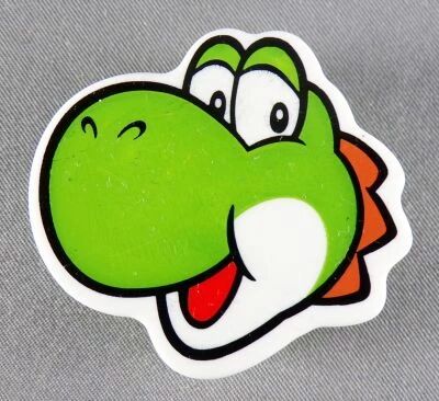 Nintendo Universe - Mario Bros. - Figurine Kinder 2025 VQ420 - Yoshi D�co de Crayon