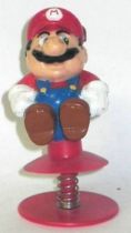 Nintendo Universe - Mario Bros. - Jump-up Plastic Figure - Mario on spring