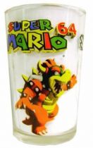 Nintendo Universe - Super Mario 64 - Leclerc Mustard glass - Mario & Bowzer
