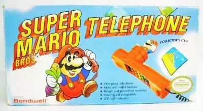 Nintendo Universe - Super Mario Bros. Telephone (red) - Bodwell (mint in box)