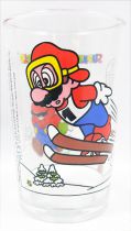 Nintendo Universe - Super Mario World - Amora Mustard glass 1993 - #1 Mario on skis