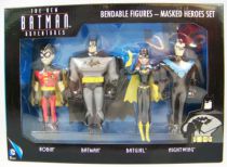 NJCroce - The New Batman Adventures - Bendable Figures - Masked Heroes Set