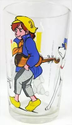 Nobody\'s Boy Remi - Amora drinking glass - Mattia, Dulce, Zerbino, Capi