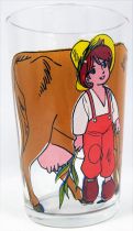 Nobody\\\'s Boy Remi - Amora drinking glass - Remi with cow