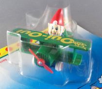 Noddy - Majorette Series 450 1995 Die Cast Vehicle & PVC Figure - Big-Ears and his Plane Mint on Card
