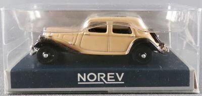 Norev 153007 Ho 1/86 Citro�n Traction Avant 7A 1934 Beige & Noir Neuve Boite