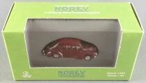 Norev 513204 Micro Miniature Ho 1:86 Renault 4 CV Red Burgundy Mint in Box