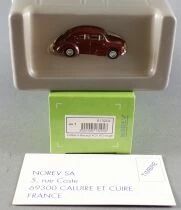 Norev 513204 Micro Miniature Ho 1:86 Renault 4 CV Red Burgundy Mint in Box
